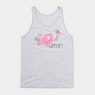 Baby Elephant Mouse Flying Tank Top